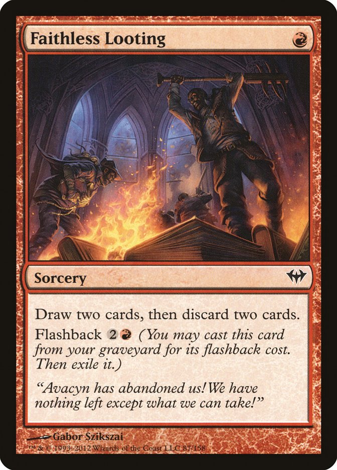 Faithless Looting [Dark Ascension] | Local Legends
