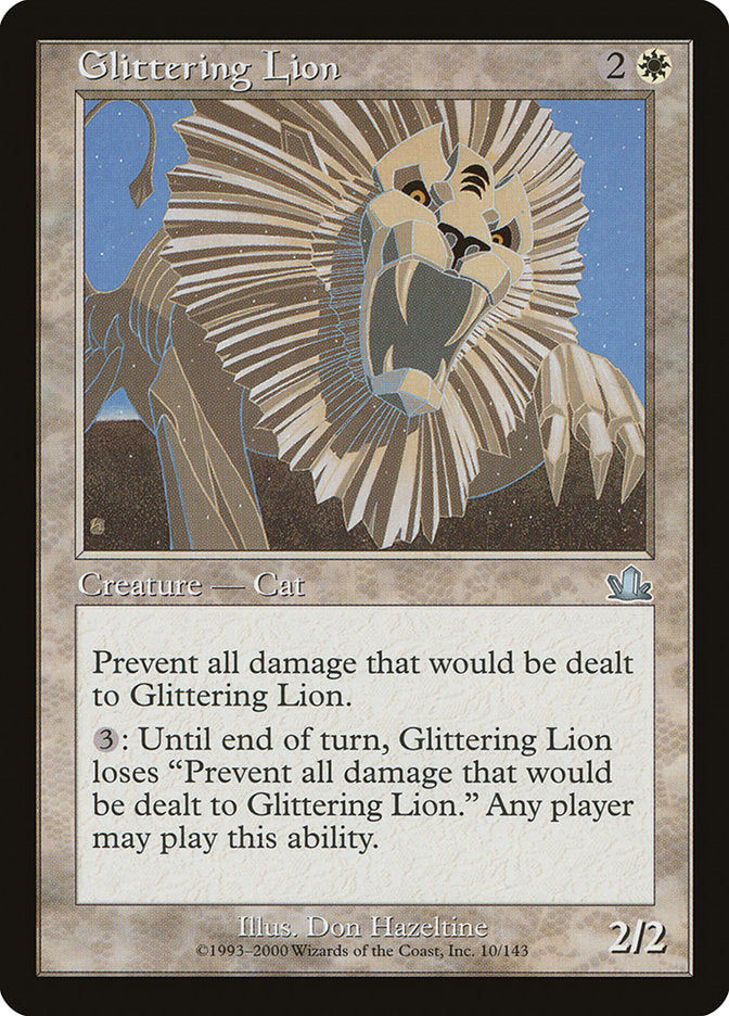 Glittering Lion [Prophecy] | Golgari Games