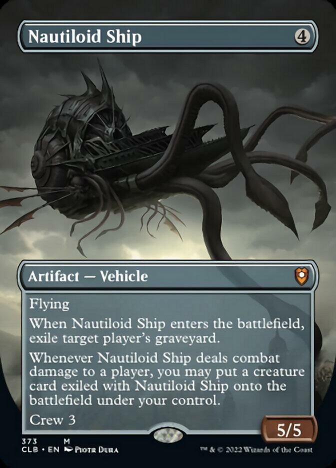 Nautiloid Ship (Borderless Alternate Art) [Commander Legends: Battle for Baldur's Gate] | Golgari Games