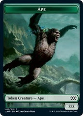 Ape // Elemental Double-sided Token [Double Masters Tokens] | Golgari Games