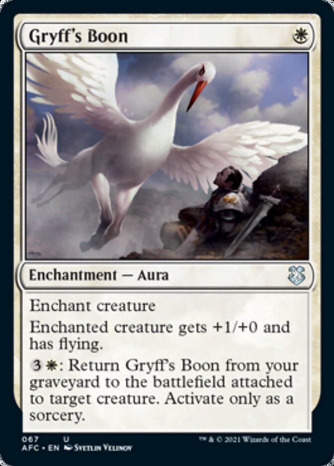 Gryff's Boon [Dungeons & Dragons: Adventures in the Forgotten Realms Commander] | Local Legends