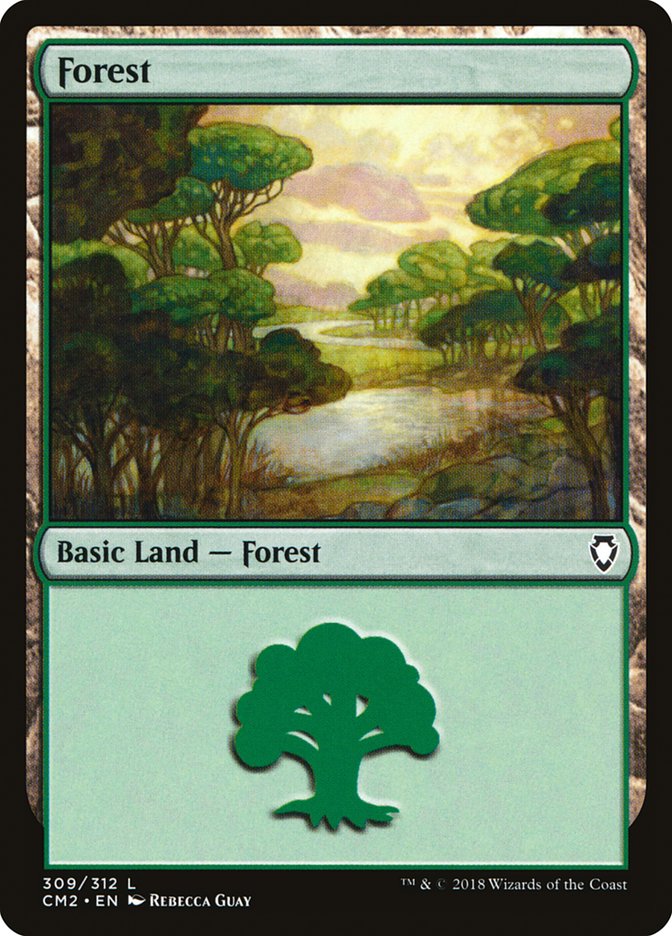 Forest (309) [Commander Anthology Volume II] | Golgari Games