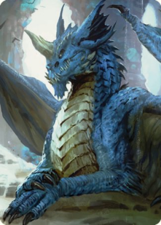 Young Blue Dragon Art Card [Commander Legends: Battle for Baldur's Gate Art Series] | Golgari Games