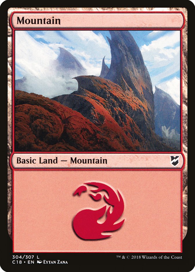 Mountain (304) [Commander 2018] | Local Legends