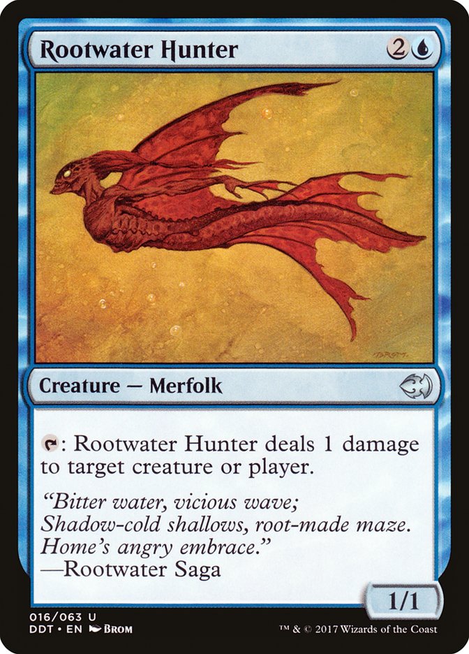 Rootwater Hunter [Duel Decks: Merfolk vs. Goblins] | Golgari Games