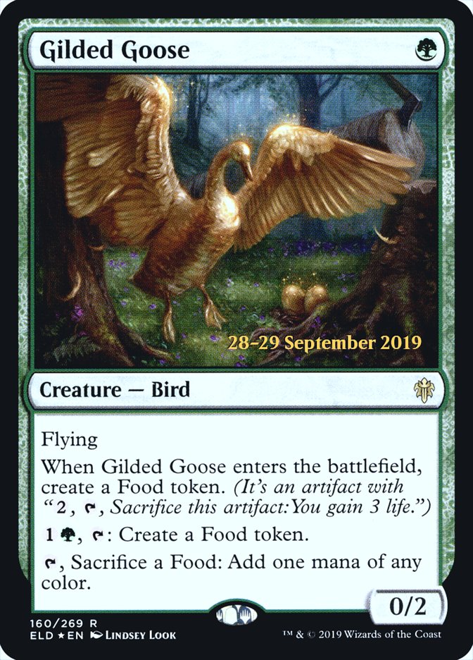 Gilded Goose [Throne of Eldraine Prerelease Promos] | Golgari Games