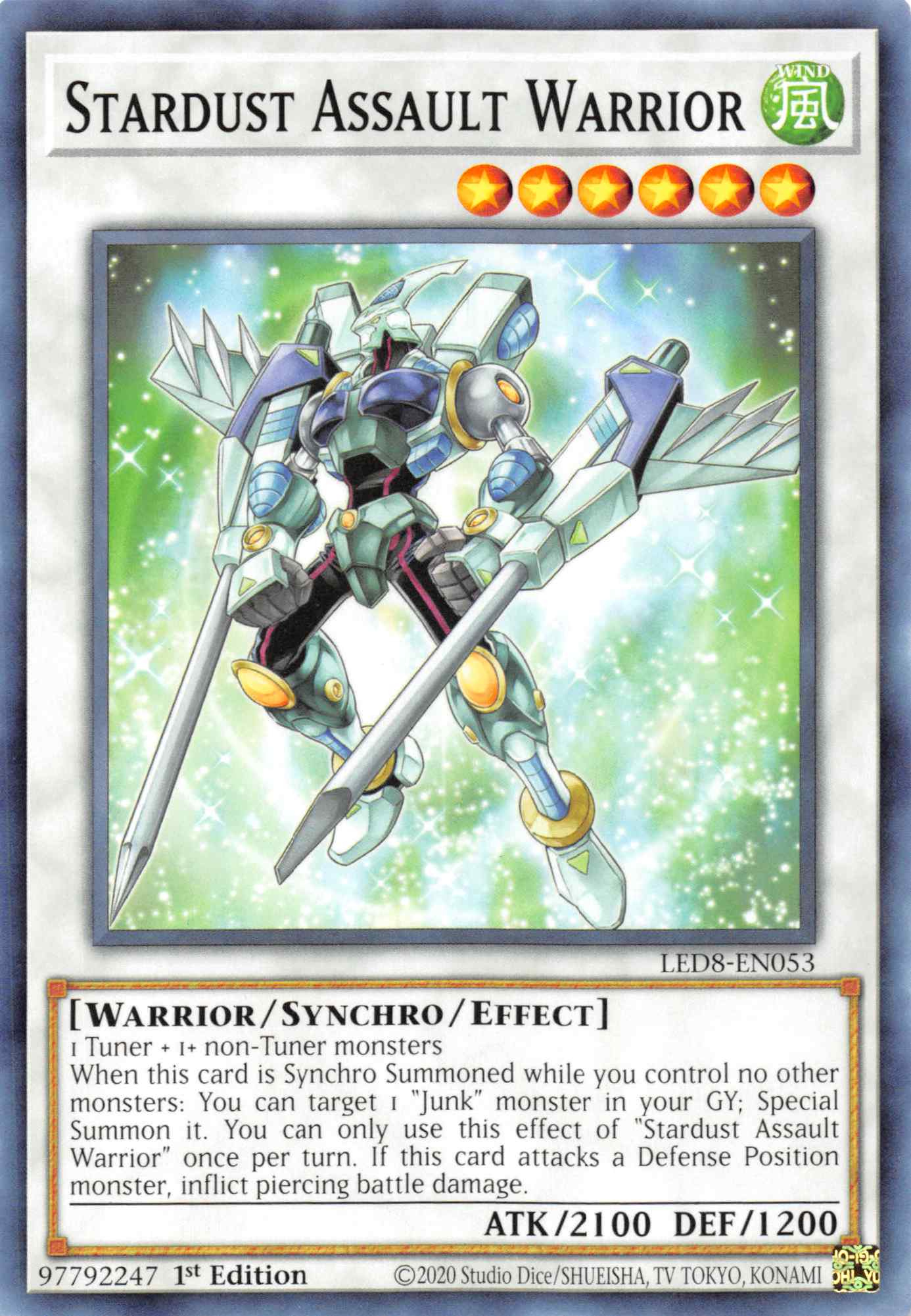 Stardust Assault Warrior [LED8-EN053] Common | Golgari Games