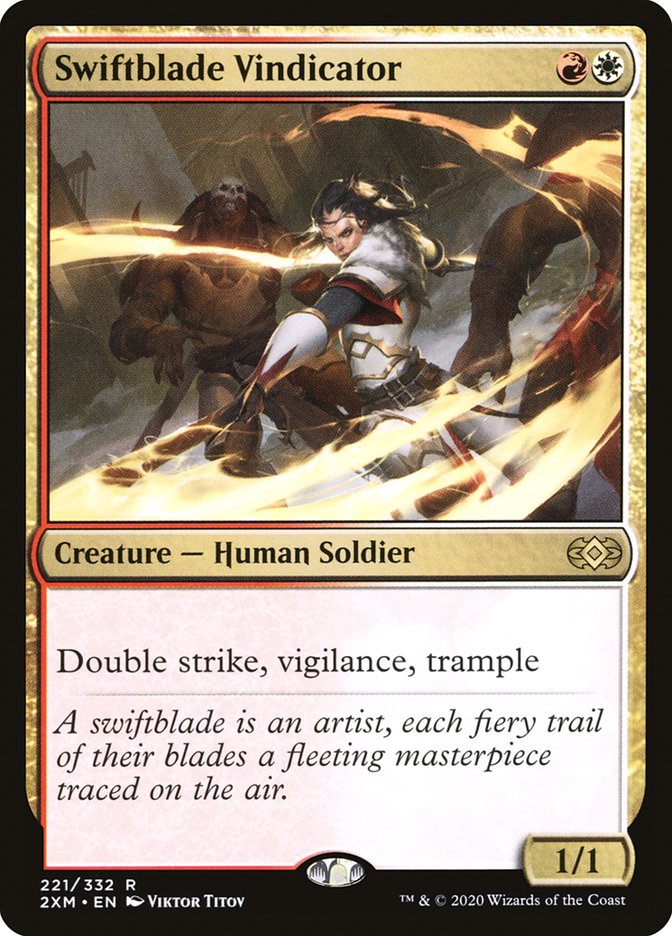 Swiftblade Vindicator [Double Masters] | Local Legends