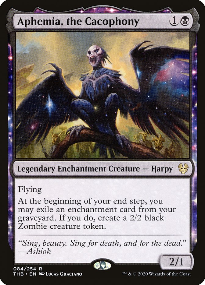 Aphemia, the Cacophony [Theros Beyond Death] | Local Legends