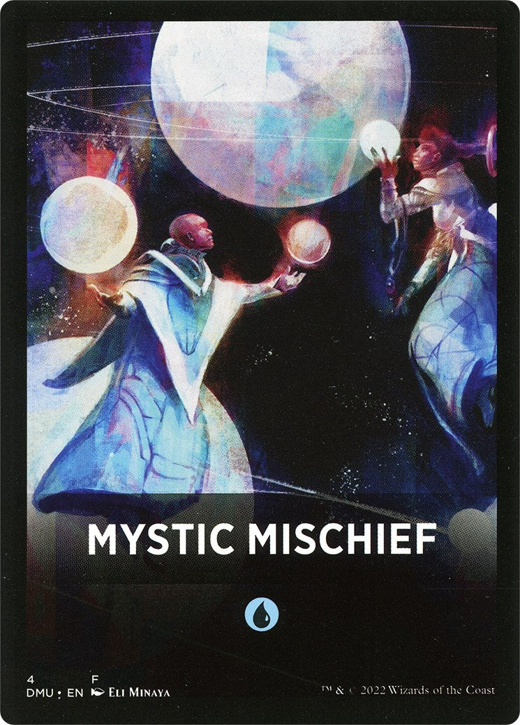 Mystic Mischief Theme Card [Dominaria United Tokens] | Local Legends