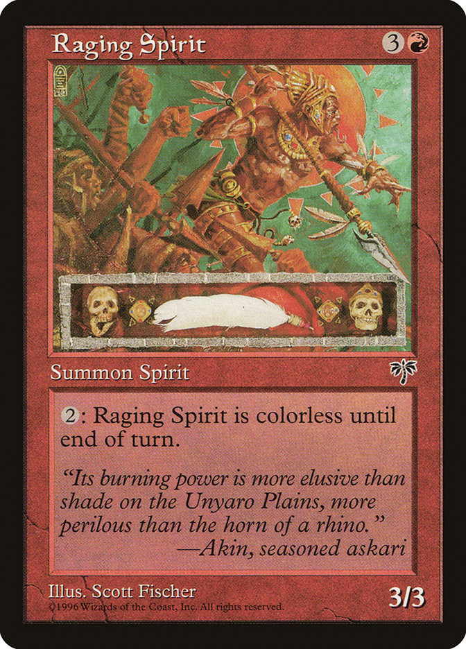 Raging Spirit [Mirage] | Golgari Games