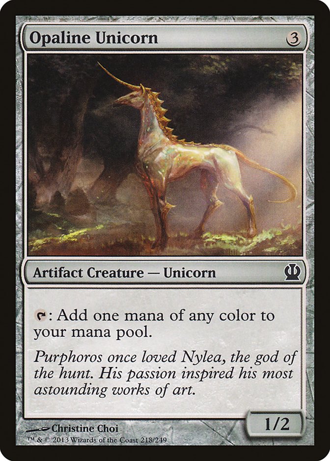 Opaline Unicorn [Theros] | Golgari Games