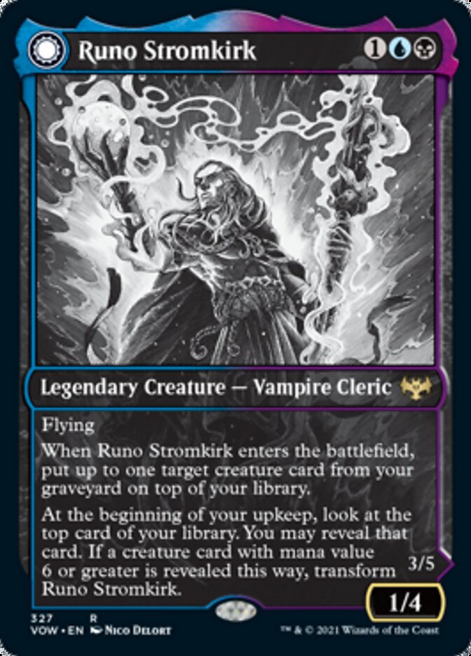 Runo Stromkirk // Krothuss, Lord of the Deep (Showcase Eternal Night) [Innistrad: Crimson Vow] | Local Legends