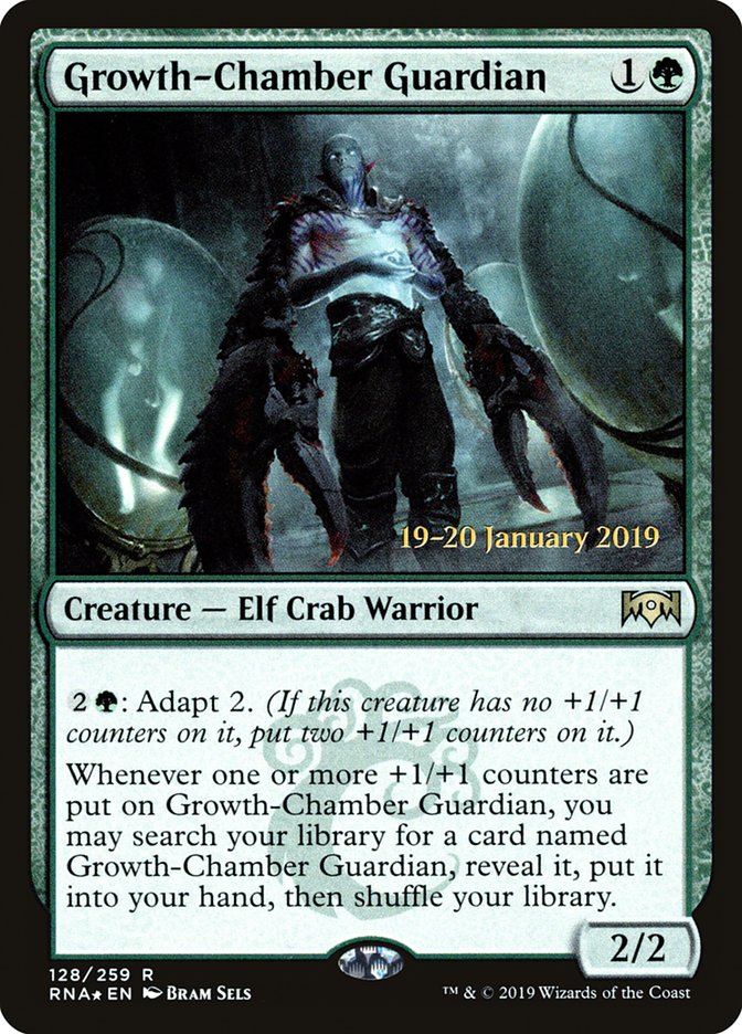 Growth-Chamber Guardian [Ravnica Allegiance Prerelease Promos] | Golgari Games