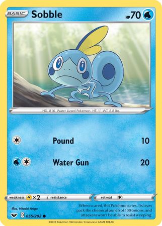 Sobble (055/202) (Premium Collection) [Sword & Shield: Base Set] | Golgari Games