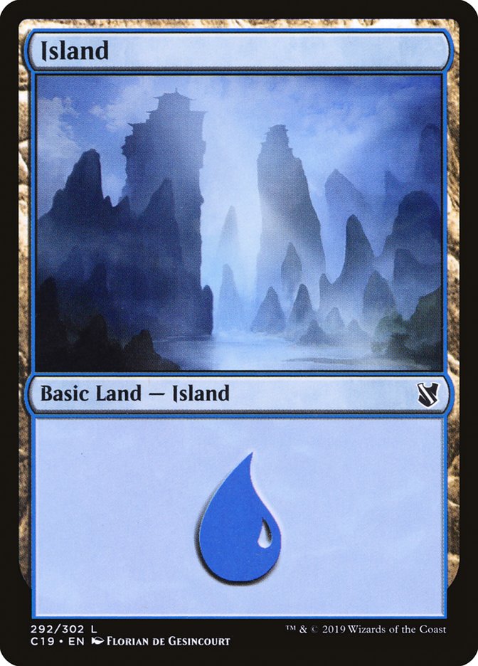 Island (292) [Commander 2019] | Golgari Games