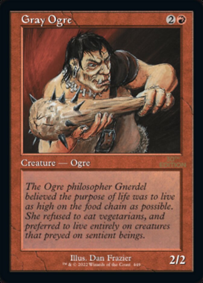 Gray Ogre (Retro) [30th Anniversary Edition] | Local Legends