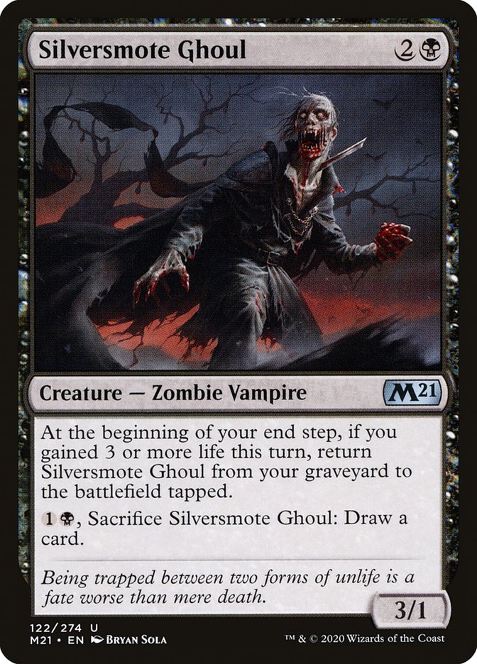 Silversmote Ghoul [Core Set 2021] | Golgari Games