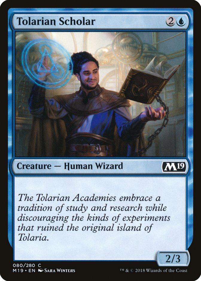 Tolarian Scholar [Core Set 2019] | Golgari Games