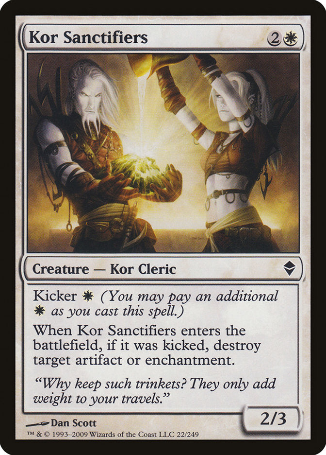 Kor Sanctifiers [Zendikar] | Golgari Games