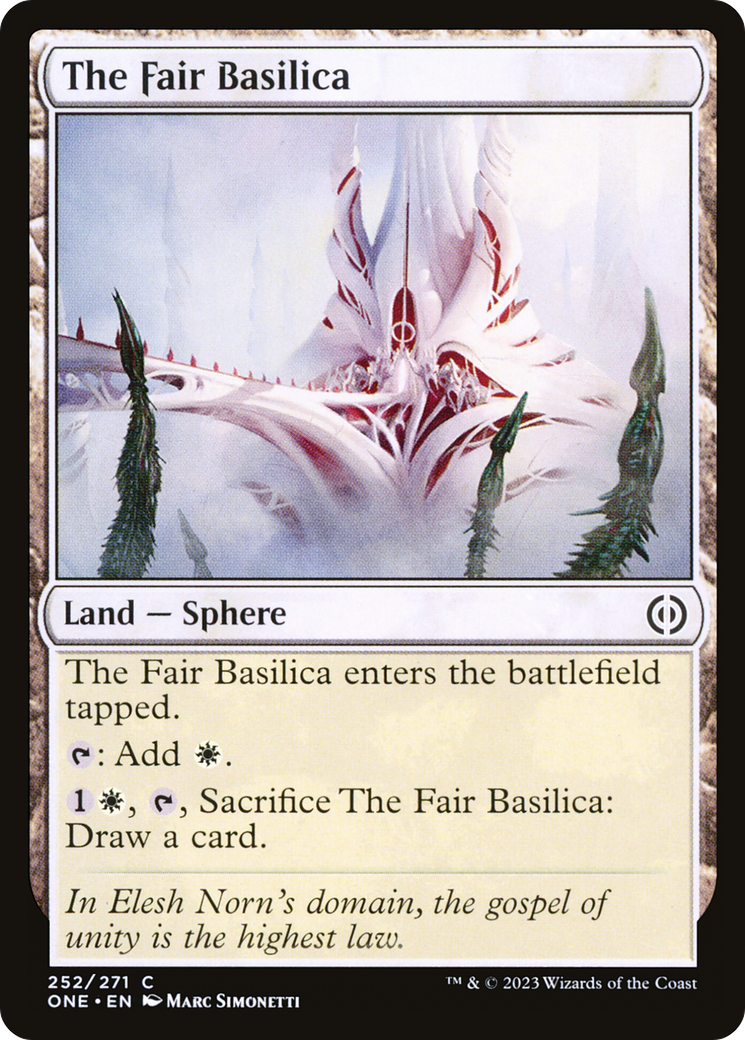 The Fair Basilica [Phyrexia: All Will Be One] | Golgari Games