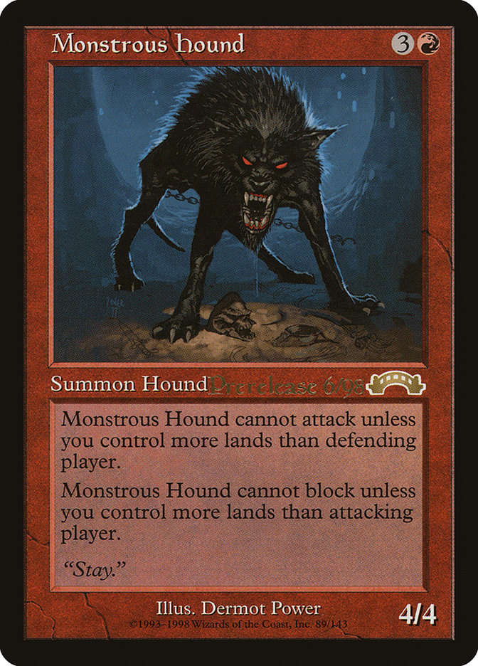 Monstrous Hound [Exodus Promos] | Local Legends