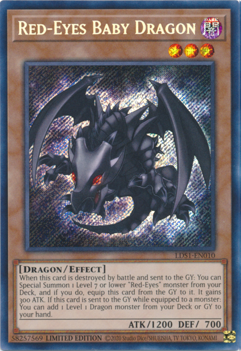 Red-Eyes Baby Dragon [LDS1-EN010] Secret Rare | Golgari Games