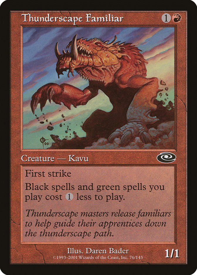 Thunderscape Familiar [Planeshift] | Local Legends