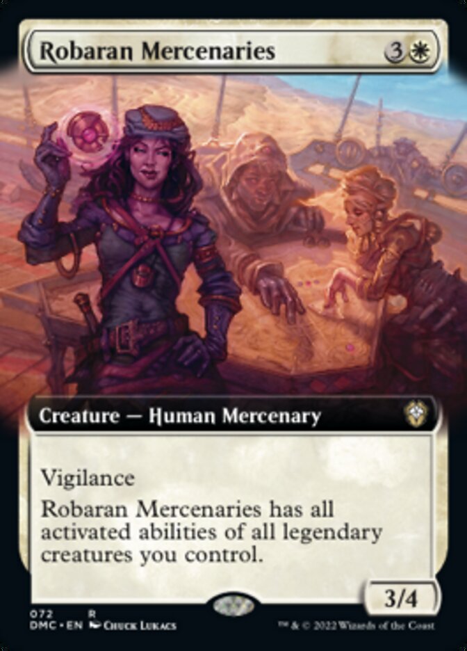 Robaran Mercenaries (Extended Art) [Dominaria United Commander] | Golgari Games