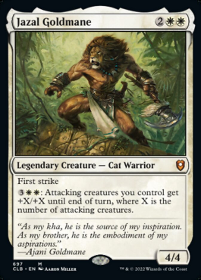 Jazal Goldmane [Commander Legends: Battle for Baldur's Gate] | Local Legends