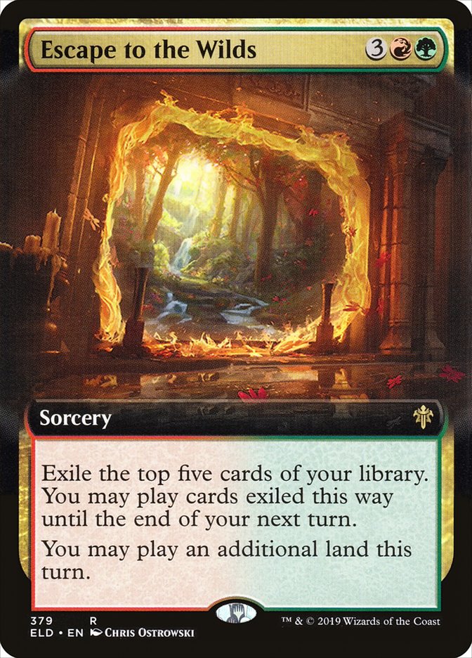 Escape to the Wilds (Extended Art) [Throne of Eldraine] | Local Legends