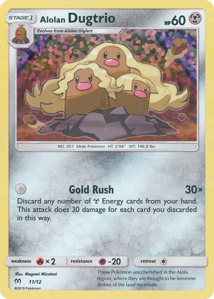 Alolan Dugtrio (11/12) [McDonald's Promos: 2019 Collection] | Golgari Games