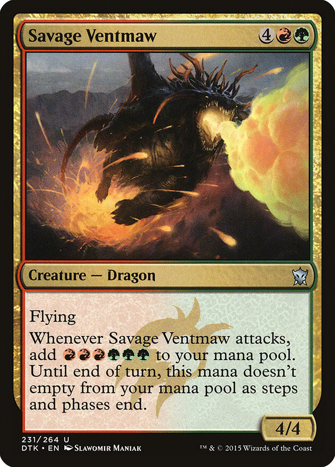 Savage Ventmaw [Dragons of Tarkir] | Golgari Games