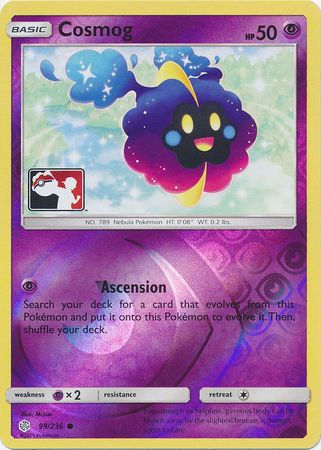 Cosmog (99/236) (Pokemon Club Special Print) [Sun & Moon: Cosmic Eclipse] | Golgari Games