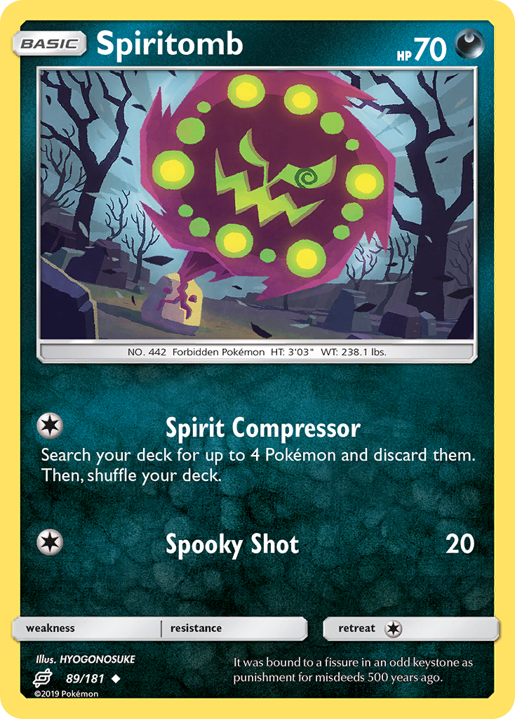 Spiritomb (89/181) [Sun & Moon: Team Up] | Golgari Games