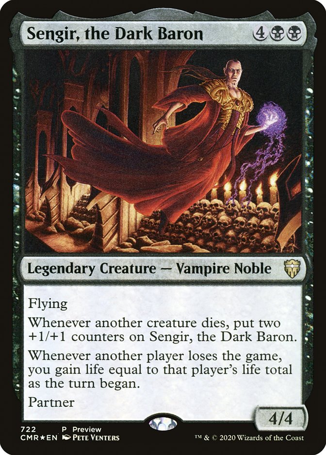 Sengir, the Dark Baron [Commander Legends Promos] | Local Legends