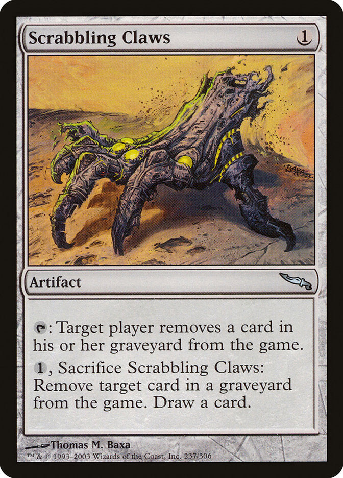 Scrabbling Claws [Mirrodin] | Local Legends
