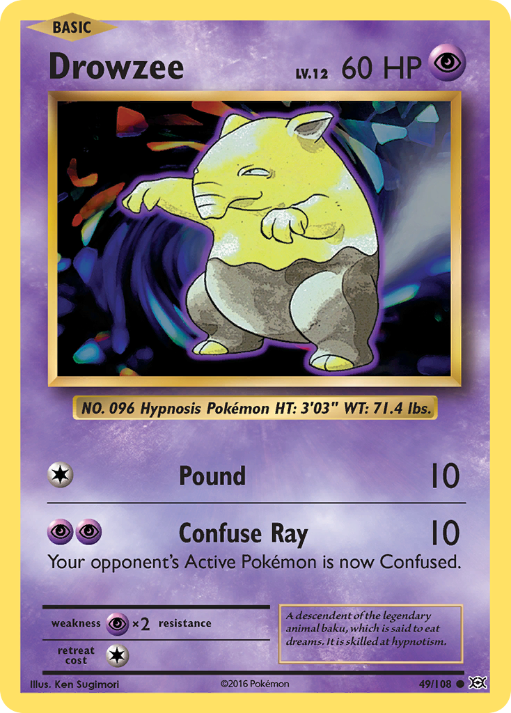 Drowzee (49/108) [XY: Evolutions] | Golgari Games