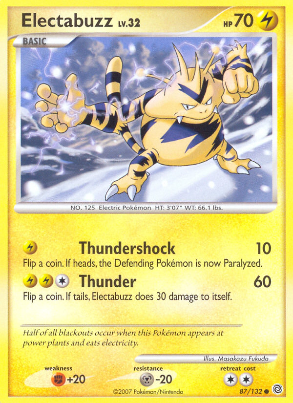 Electabuzz (87/132) [Diamond & Pearl: Secret Wonders] | Golgari Games