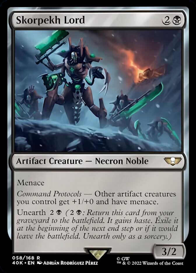 Skorpekh Lord (Surge Foil) [Universes Beyond: Warhammer 40,000] | Local Legends