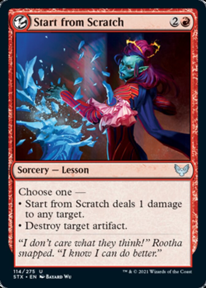 Start from Scratch [Strixhaven: School of Mages] | Local Legends