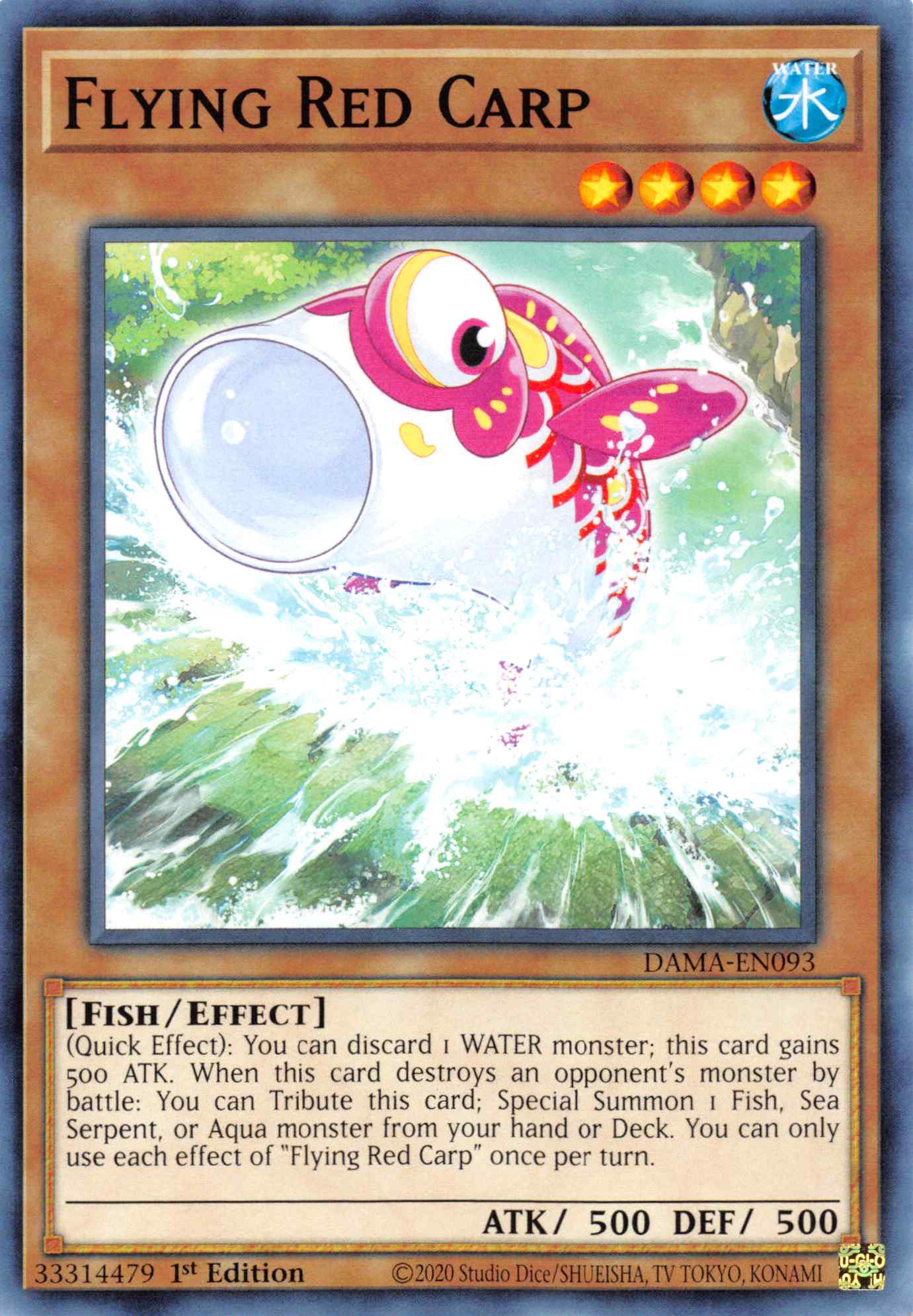 Flying Red Carp [DAMA-EN093] Common | Golgari Games