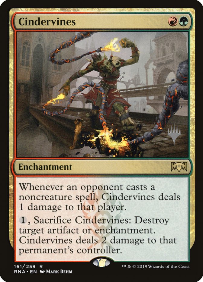 Cindervines (Promo Pack) [Ravnica Allegiance Promos] | Golgari Games