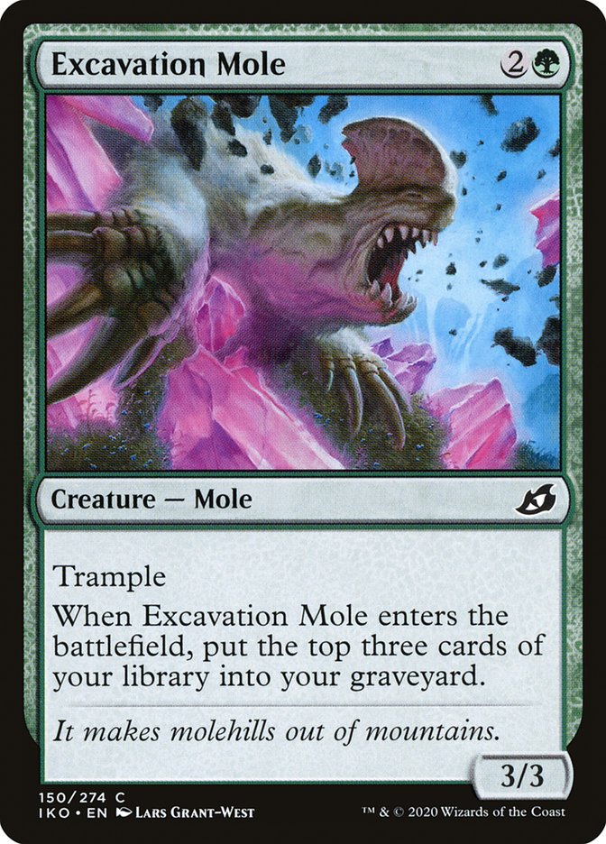 Excavation Mole [Ikoria: Lair of Behemoths] | Golgari Games