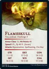 Flameskull Art Card [Dungeons & Dragons: Adventures in the Forgotten Realms Art Series] | Local Legends