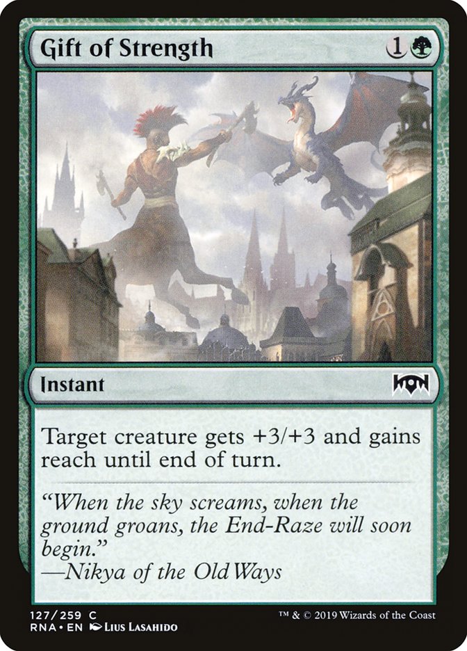 Gift of Strength [Ravnica Allegiance] | Golgari Games