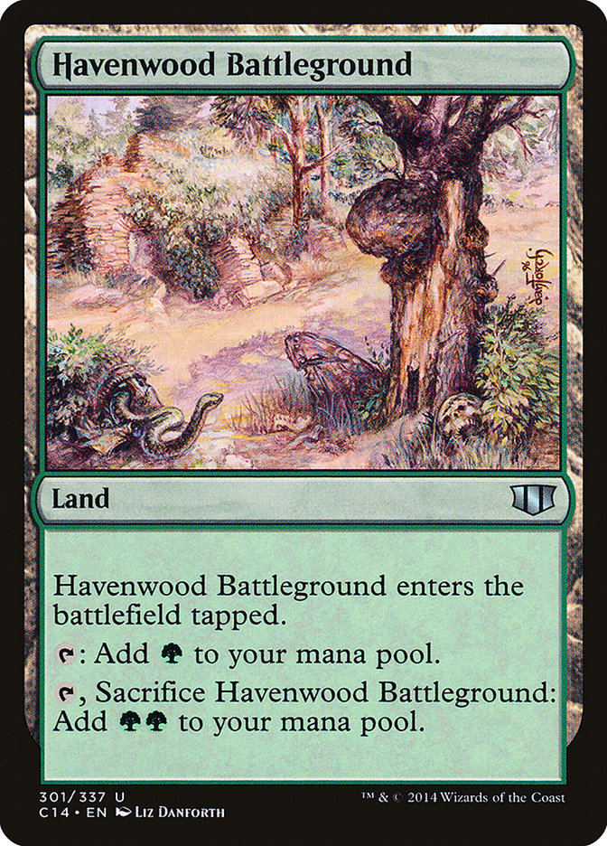 Havenwood Battleground [Commander 2014] | Golgari Games