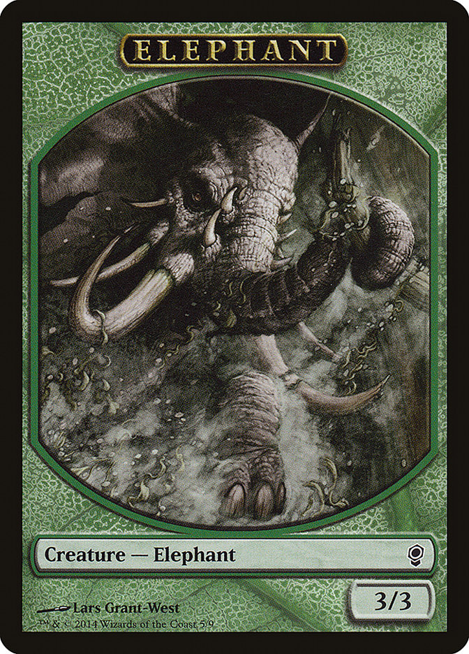 Elephant Token [Conspiracy Tokens] | Golgari Games