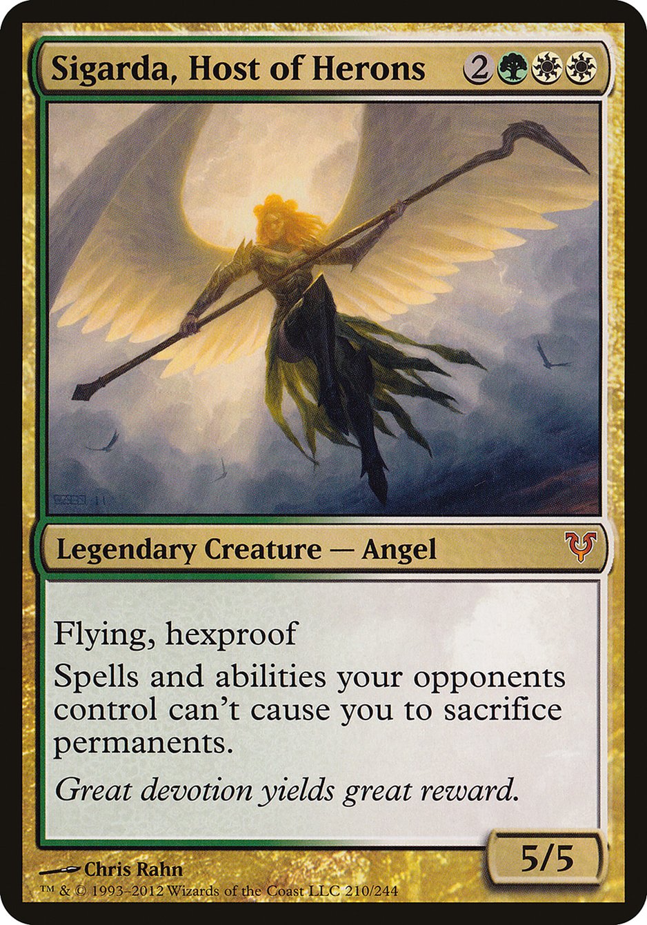 Sigarda, Host of Herons [Open the Helvault] | Golgari Games