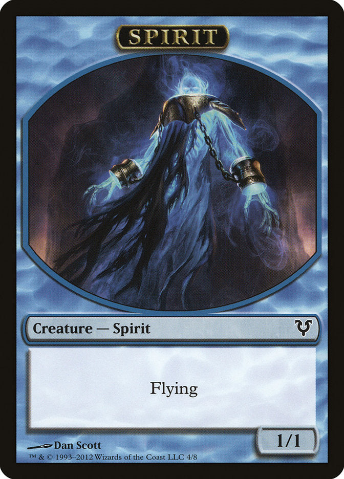 Spirit Token (4/8) [Avacyn Restored Tokens] | Golgari Games